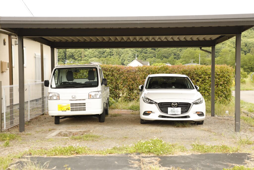 佐久市にある整体 Om Shanti へのアクセス用の駐車場写真